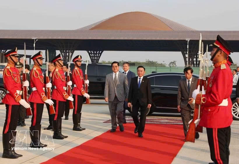 Senior Party official concludes official visits to Laos, Cambodia